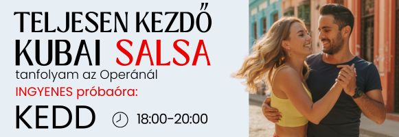 kezdő kubai salsa szeptember 09 az Operánál